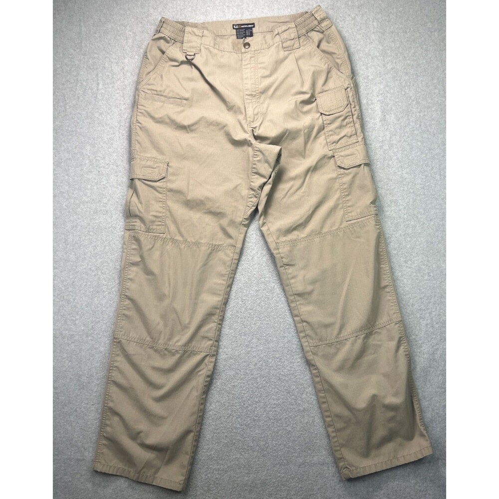5.11 Tactical Taclite Pro Ripstop Cargo Pants Large 36/34 Beige Gorpcore Utility